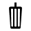 Brake pedal icon.
